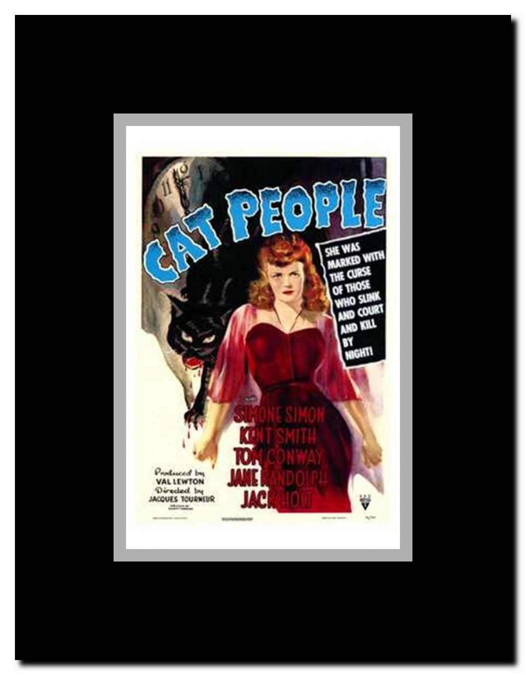 Cat People Framed Movie Poster