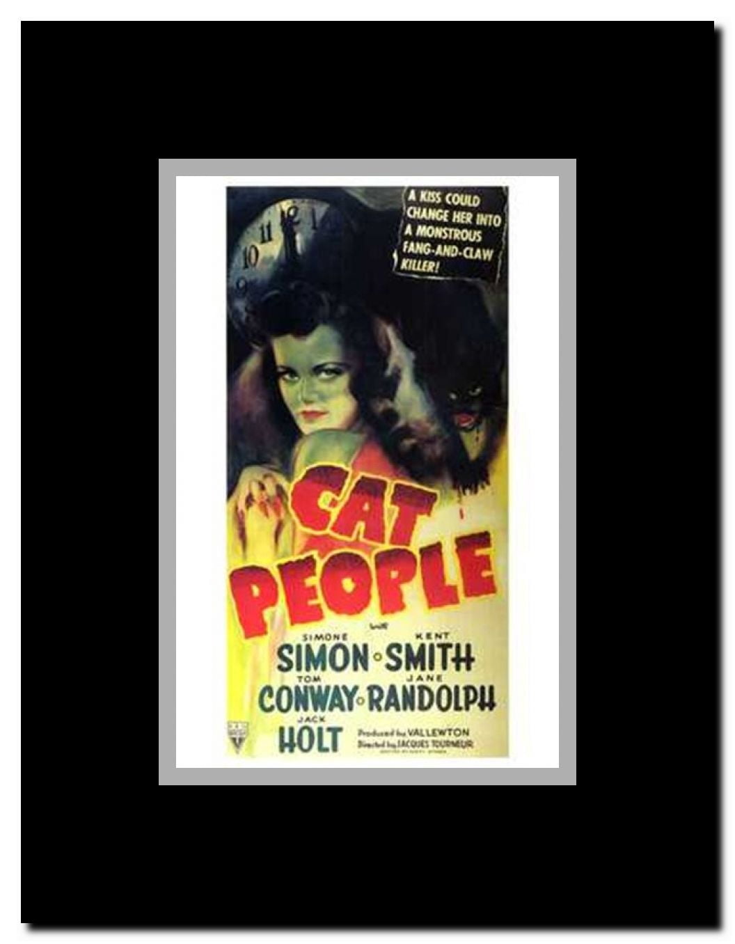 Cat People Framed Movie Poster