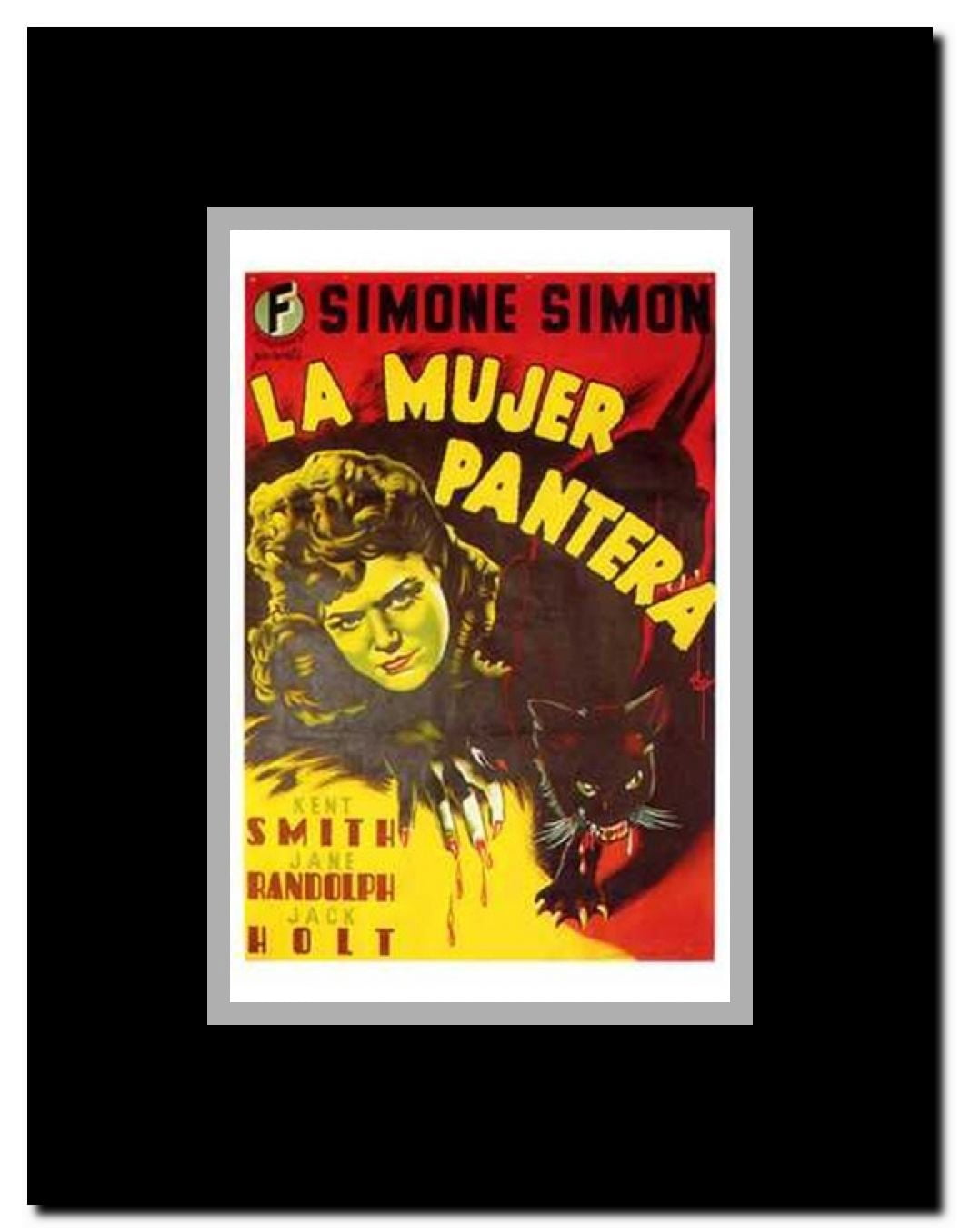 Cat People Framed Movie Poster