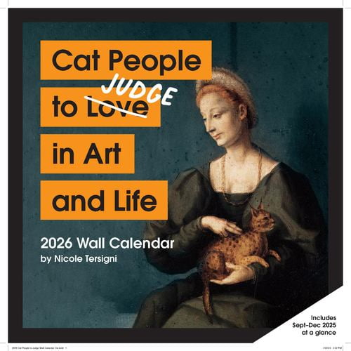 Cat People to Judge in Art and Life 2026 Wall Calendar Cat People to Judge in Art and Life 2026 Wall Calendar