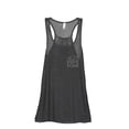 thumbnail image 1 of Cat Percent Done Women's Fashion Sleeveless Flowy Racerback Workout Yoga Tank Top Charcoal Grey X-Large, 1 of 3