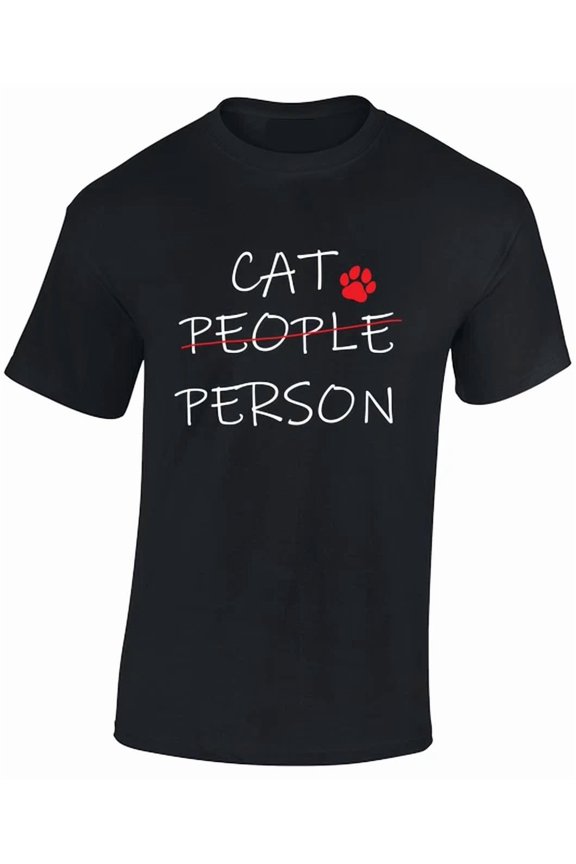 Cat Person Lover Animal Design Kittens Gift Idea Unisex S-5XL T-Shirt