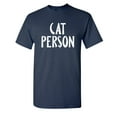 thumbnail image 1 of Cat Person Sarcastic Humor Graphic Novelty Funny Tall T Shirt, 1 of 1