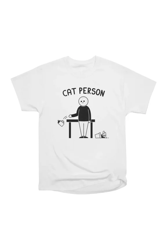 Cat Person T-Shirt Tee Gift For Him Merch For Her Apparel For Friend