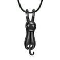 thumbnail image 1 of Cat Pet Cremation Jewelry for Ashes Memorial Ash Jewelry Keepsake Cat Urn Pendants for Animal Ashes Necklace, 1 of 7