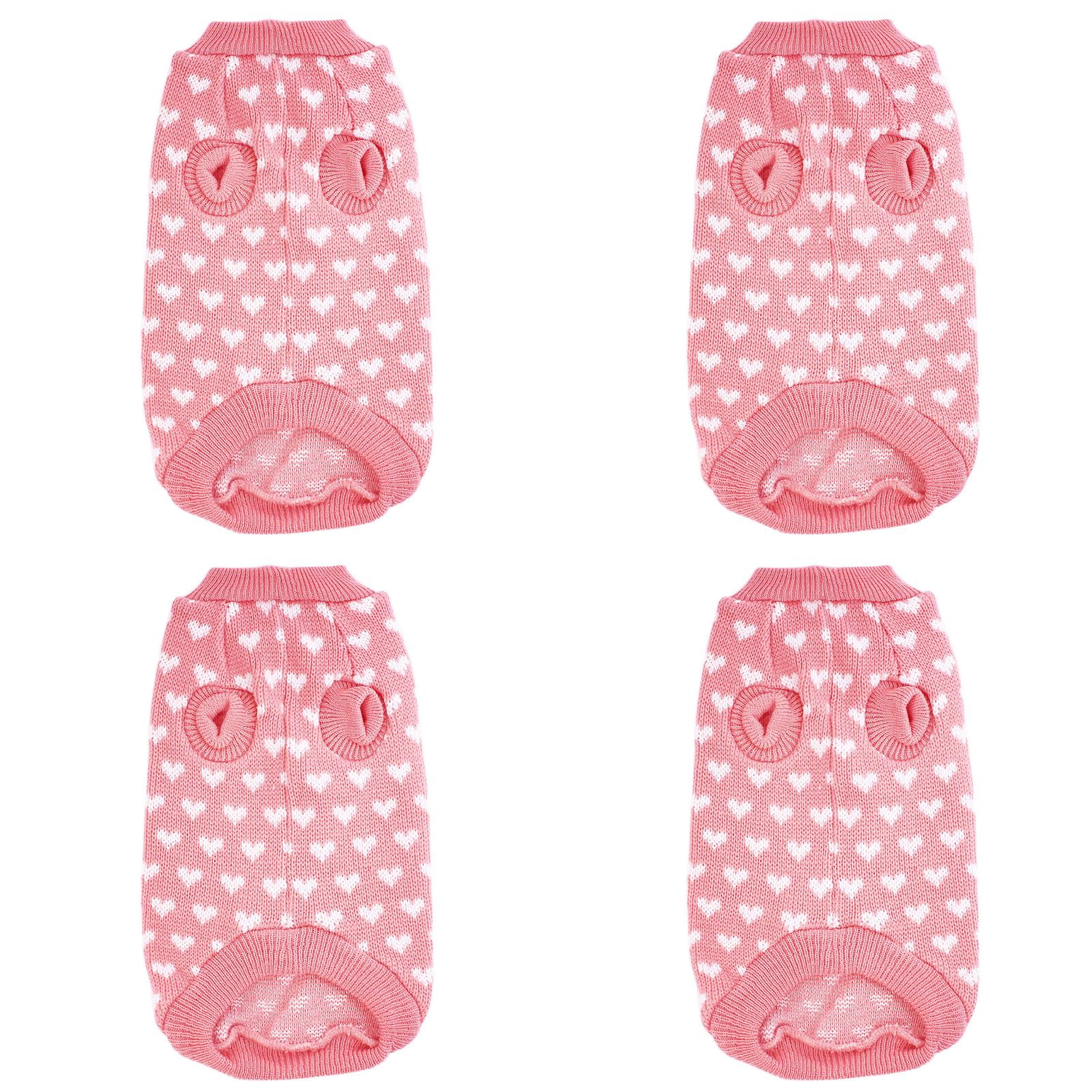 Cat Pet Sweater Cute Heart Pattern Dog Clothes Pet Supplies Sweater for