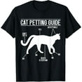 thumbnail image 1 of Cat Petting Guide Cat Lovers Cat Owner T-Shirt, 1 of 3