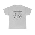 thumbnail image 1 of Cat Petting Guide - Funny Kitten Shirt - Fur Baby Cat Gift Tee - ID: 364, 1 of 7