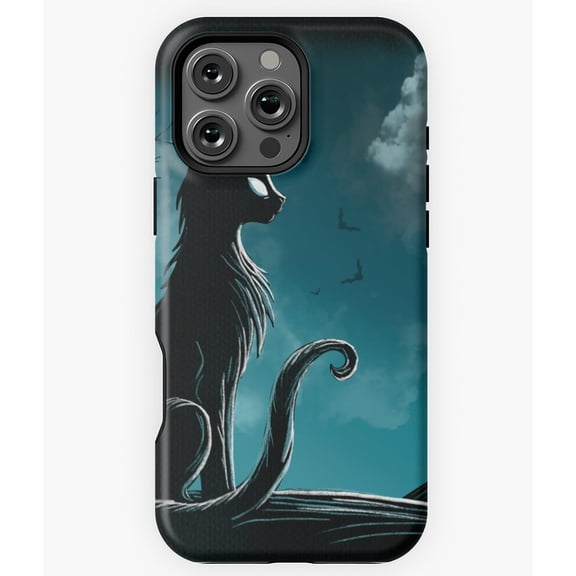 Cat Phantom Prowler Mysterious Art N6193 Phone Case for iPhone 17 16 15 14 13 12 11 Pro Max