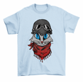 thumbnail image 1 of Cat Pilot Gift Flying Funny Cat Aviator T-Shirt Men Women, 1 of 2