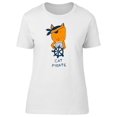 thumbnail image 1 of Cat Pirate Funny Doodle T-Shirt Women -Image by Shutterstock, Female XX-Large, 1 of 2