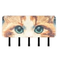 thumbnail image 1 of Cat Pixel Key Holder for Wall Mail Holder Organizer with 5 Key Hooks Wall Mount Key Rack with Shelf, 1 of 6