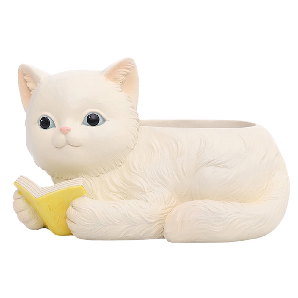 Cat Planter Succulent Flower Pot American Country Stand House