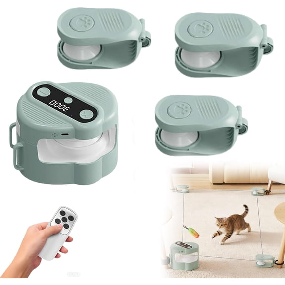 Cat Play Chase Interactive Cat Toy for Indoor Cats Automatic Moving & Enrichment Toy for Indoor Cats/Kitten