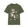 thumbnail image 1 of Cat Playing Banjo Musician Player Music Playing Expert TShirt, 1 of 4