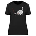thumbnail image 1 of Cat Playing With Laser Pointer T-Shirt Women -Image by Shutterstock, Female Medium, 1 of 2