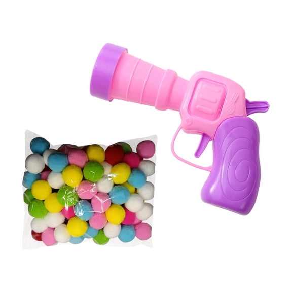 Cat Plush Ball Launcher With 100 Balls - Quiet Self-Entertainment Toy For Cats, Micro Elastic Static Lint-Ball Design - Indoor Cat Play, Kitten Enrichment, Interactive Pet Toy