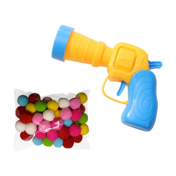 Cat Plush Ball Launcher With 50 Quiet Balls - Interactive Self-Entertainment Toy For Cats, Soft Plush Balls With Micro Elasticity And Static Cling - Ideal For Indoor Play, Kitten