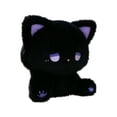 thumbnail image 1 of Cat Plush Toy Sitting Kitty Stuffed Animal Soft Cute Doll for Home Decor Purple, 1 of 5