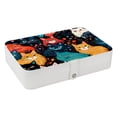 thumbnail image 1 of Cat Portable PU Leather Necklace Organizer with Removable Compartment and Jewelry Boxes - Necklace Holder/Jewelry Box, 1 of 6
