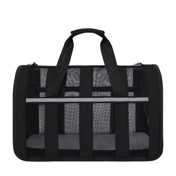 Pet Travel Cat Backpack Portable Soft-Edged Foldable Handbag with Breathable Proof Net and Removable Washable Pad for Indoor Outdoor Use