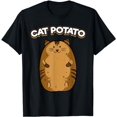thumbnail image 1 of Cat Potato Funny Cute Fat Potato Feline Animal Food Lover T-Shirt, 1 of 3