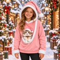 thumbnail image 1 of Cat Pouch Hoodie for Kids Girls Boys Kangaroo Pocket Oversized Pet Carrier Pullover Sweatshirt Soft Fleece Hoodie with Dog Pouch Animal Holder Warm Winter Hooded Sweatshirts, 1 of 6