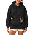 thumbnail image 1 of Cat Pouch Hoodie Pet Carrier Sweatshirt Large Pocket Pullover Shirt Wearable Cat Dog Carrier Hoodie, 1 of 3