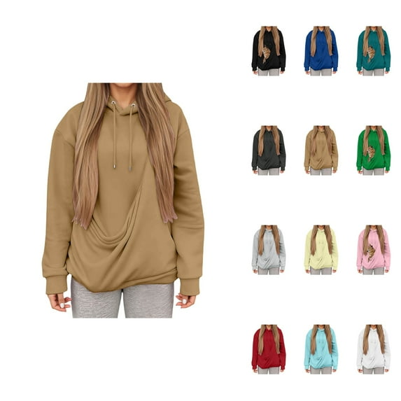 Cat Pouch Hoodie for Women – Winter Hooded Sweatshirt with Kangaroo Pocket, Long Sleeve Pullover Pet Carrier for Cat or Dog Mom Comfort