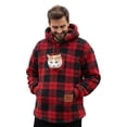 thumbnail image 1 of Cat Pouch Hoodies Womens Pet Pouch Hoodies Oversized Kangaroo Pocket Sweatshirt Pets Holder Carriers Pullover, 1 of 4