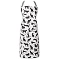 thumbnail image 1 of Cat Print Chef Apron, 1 of 6