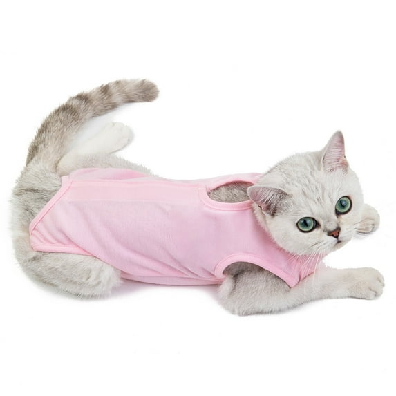 Cat Professional Recovery Clothes For Abdominal Wounds For Cats And Dogs, After Surgery Wear, Pajama Suit