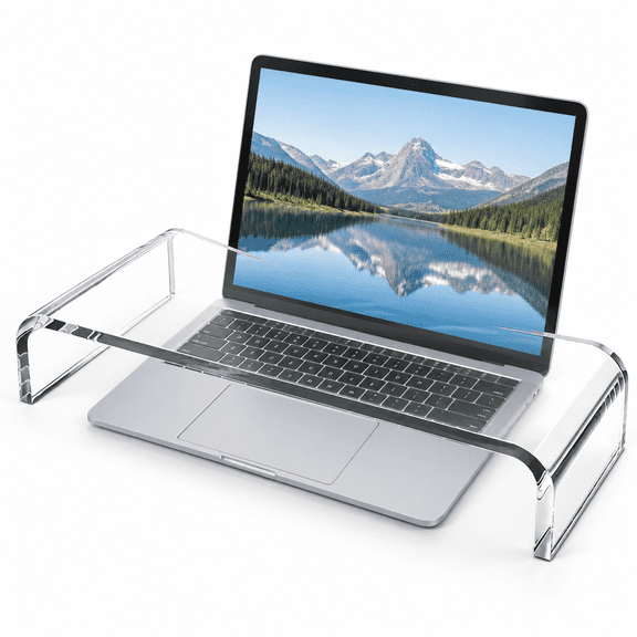 Cat-Proof Laptop Stand & Protector, 16 Inch Monitor Riser with Non-Slip Base