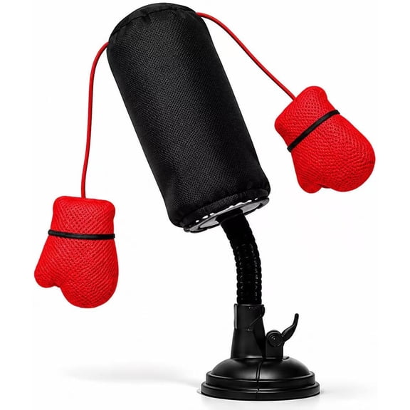 Cat Punching Bag Toy, Interactive Punch Cat Toy with Dangling Boxing Gloves, Sturdy ABS Suction Cup Base Wobble Cat Boxing Toy for Indoor Cats Exercise & Mental Stimulation