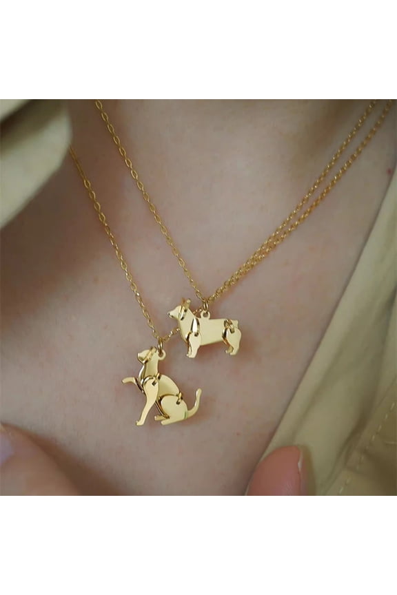 Cat Puppy Personalized All-match Necklace For Women