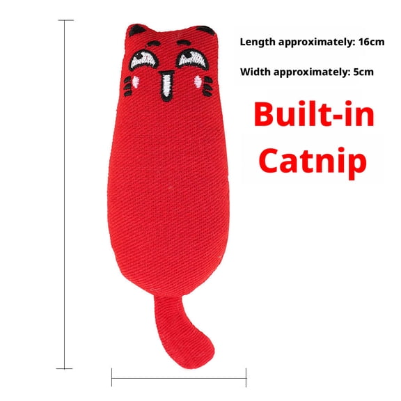 Cat Pure Cotton Fabric Teething Durable Chew Toy Burlap Catnip
