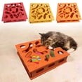 thumbnail image 1 of Cat Puzzle Feeder Maze Box Treat Dispenser Toy, Interactive Intelligence Game for Mental Stimulation and Slow Feeding, 1 of 6