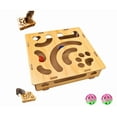 thumbnail image 1 of Cat Puzzle Toy, Interactive Maze Game, Bell Teaser Enrichment Toys, Mental Stimulation Activity, Energy Relief for Indoor Kittens, Home Alone Anti Boredom Solution Use (2Pcs Balls), 1 of 9