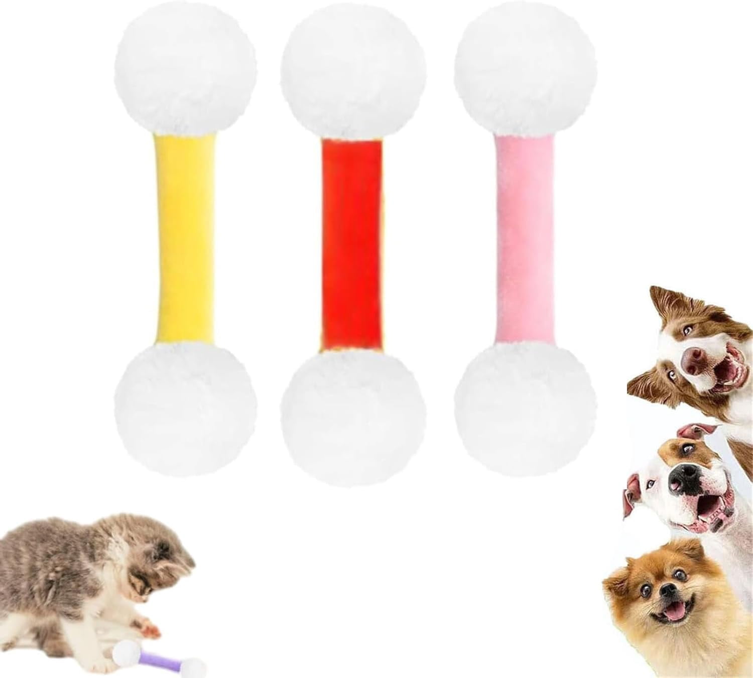 Cat Qtip Toy - Giant Cotton Swab Cat Toy for Interactive Play, Sturdy for Indoor Cats and Cat Lovers Gift