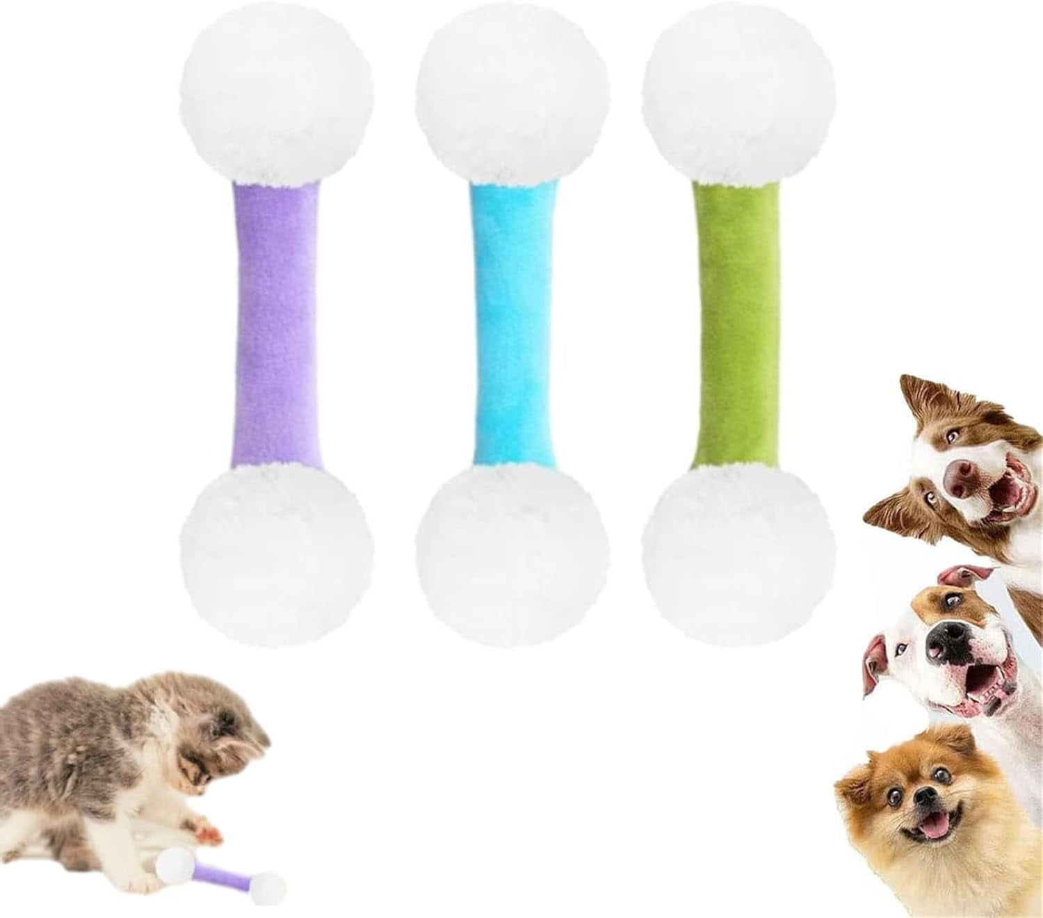 Cat Qtip Toy - Giant Cotton Swab Cat Toy for Interactive Play, Sturdy for Indoor Cats and Cat Lovers Gift