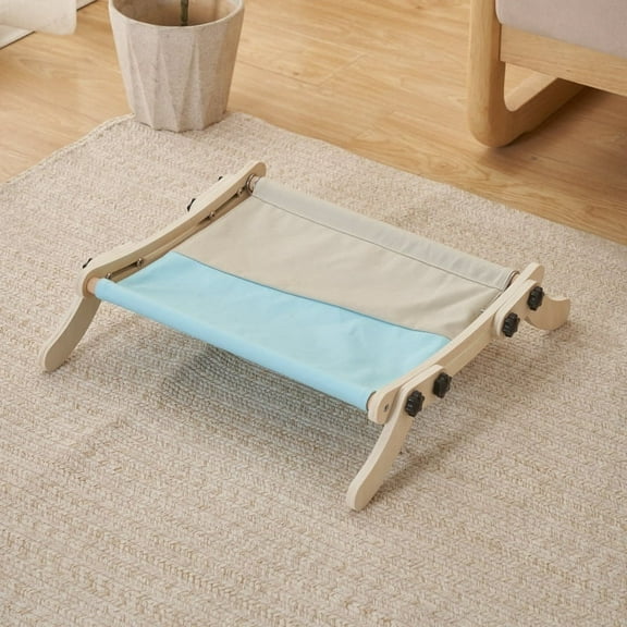 Cat Radiator Bed Cat Window Perch, Adjustable Wood Cat Radiator Beds Cat Window Beds Holds Up 18kg, Dual-use Cat Window Hammock for Window, Bedside