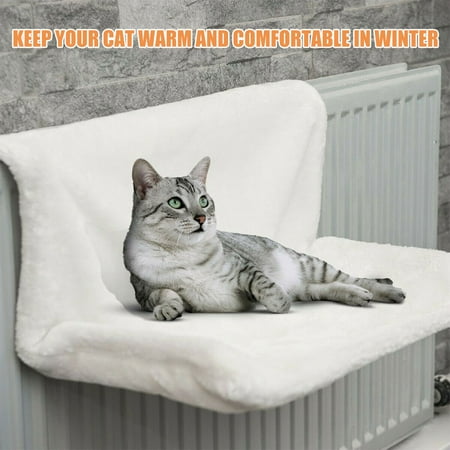 Cat Radiator beds,46 x 30 x 25 cm Cosy Hanging Hammock Style Home Cradle Warm Soft Plush Removable Washable Cat Hammock