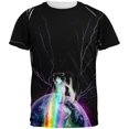 thumbnail image 1 of Cat Rainbows Electric All Over Adult T-Shirt - X-Large, 1 of 2