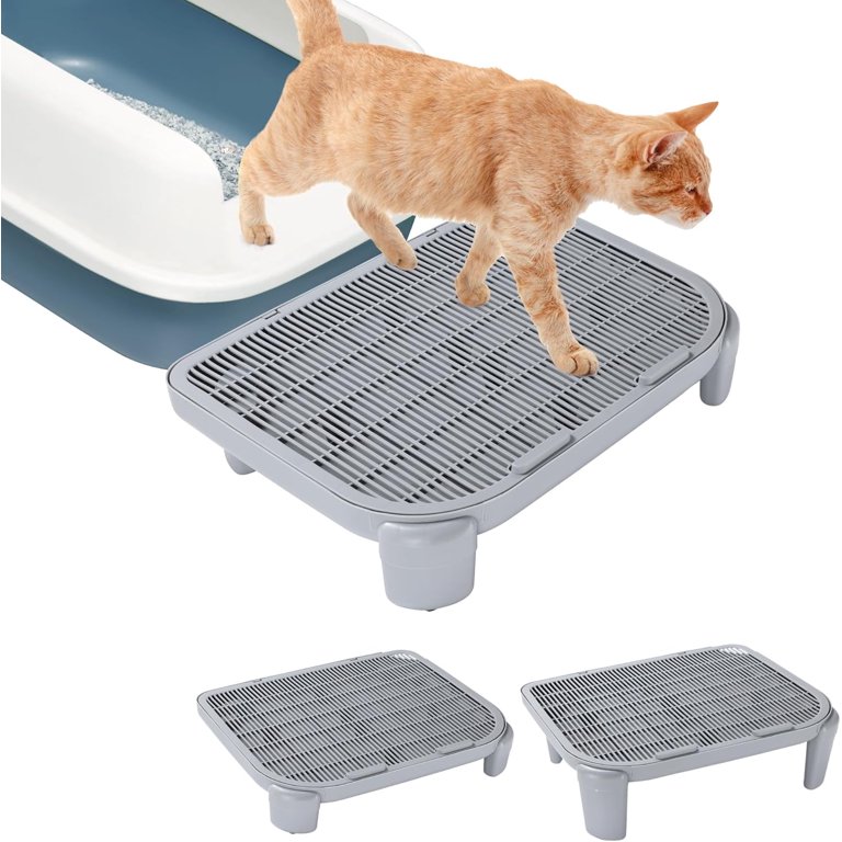 Cat Ramp for Litter Box, Elevated Cat Litter Box Step for Cat