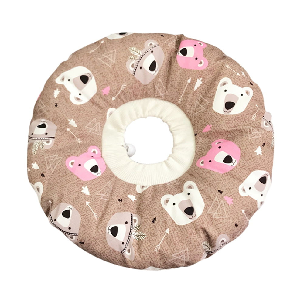 Cat Recovery Collar, Adjustable Protective Pet Collar, Cute Pattern