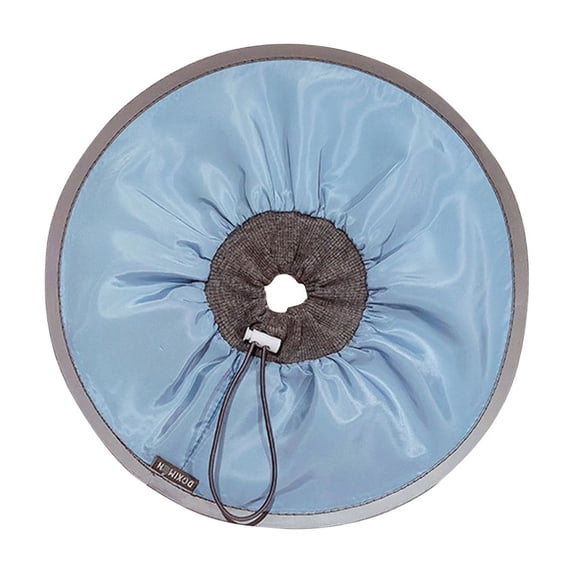 Cat Recovery Collar Lightweight Soft E-Collar for Cats After Surgery Adjustable Light Blue Medium Protective Cone To Stop Licking and Scratching Pet Neck Cone