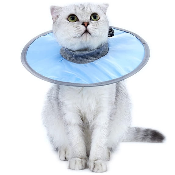 Cat Recovery Collar,Waterproof Protective Cat Neck Cones to Stop Licking Wounds, Lightweight Kitten Cones After Surgery