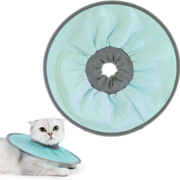 Cat Recovery Collar,Waterproof Protective Cat Neck Cones to Stop Licking Wounds, Lightweight Kitten Cones After Surgery