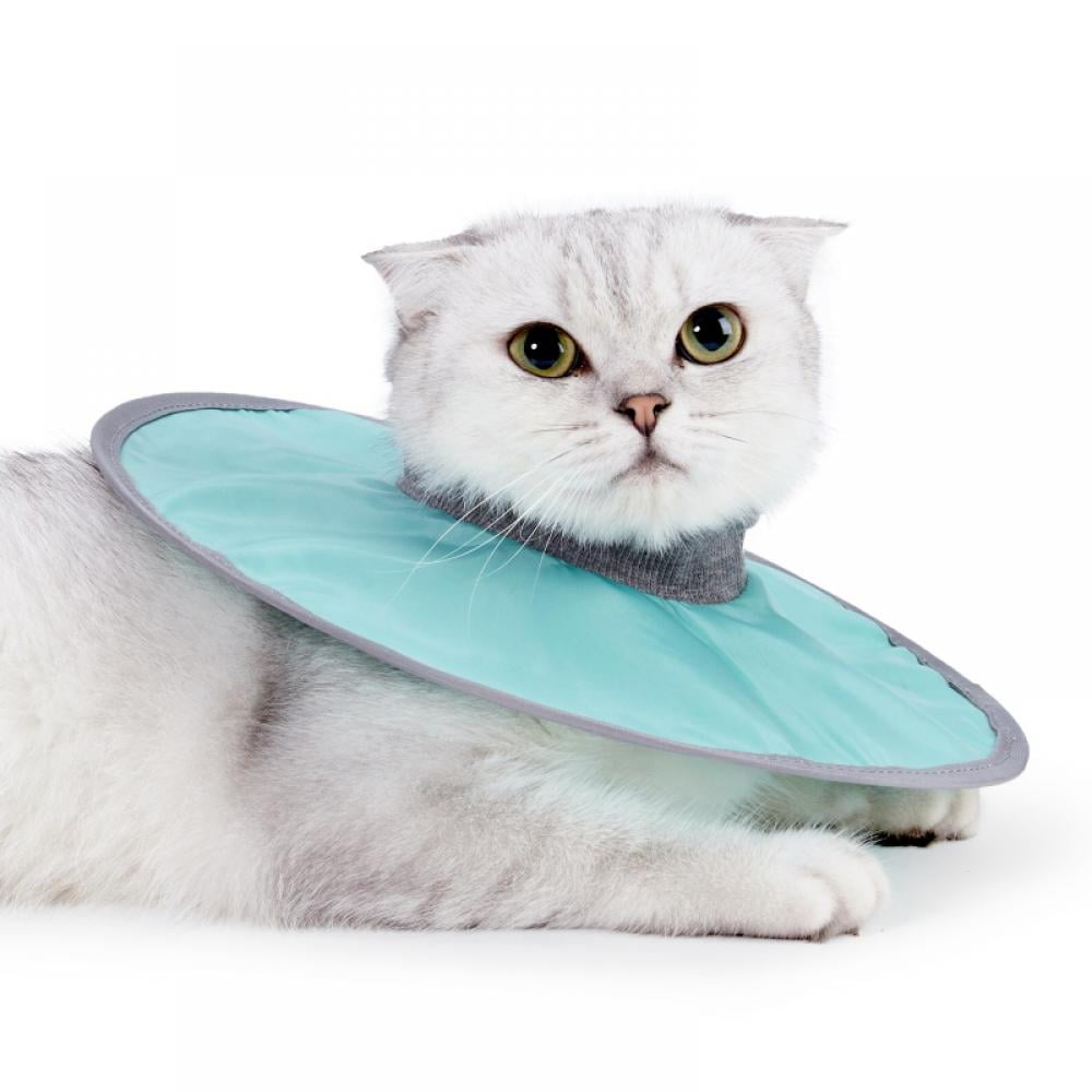 Cat Recovery Collar for After Surgery Adjustable Soft Elizabethan Collars Cat Lightweight Foldable Cat Cone