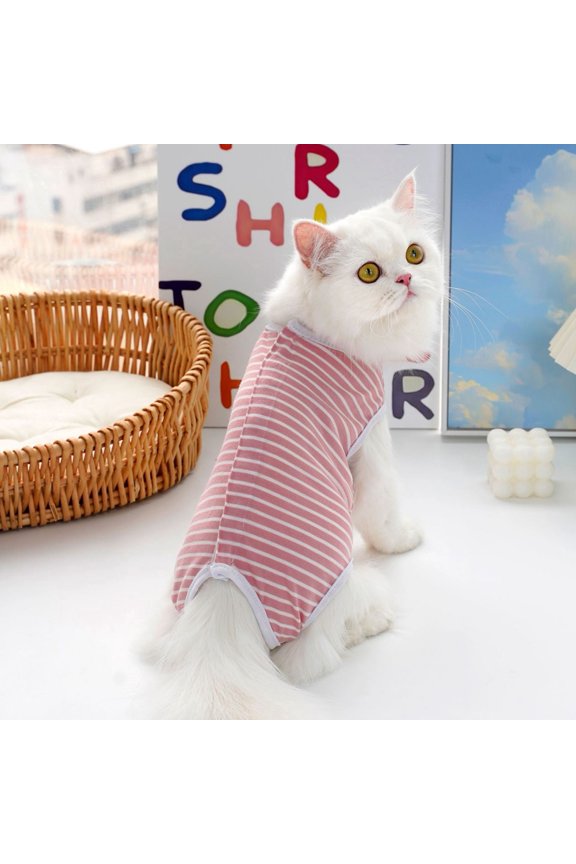 Cat Recovery Suit Back Closure Strench Soft Shirt XS- XL